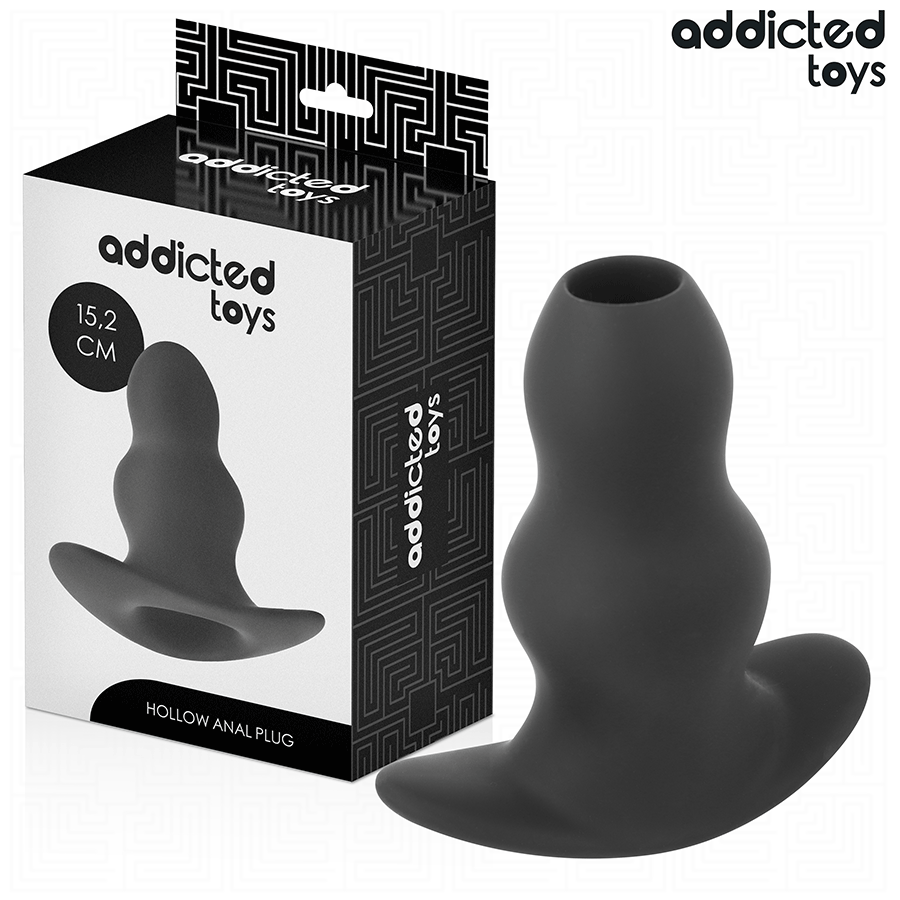 La marca ADDICTED TOYS nos facilita esta imagen de su producto ADDICTED TOYS - PLUG ANAL HUECO SILICONA TALLA XXL 15