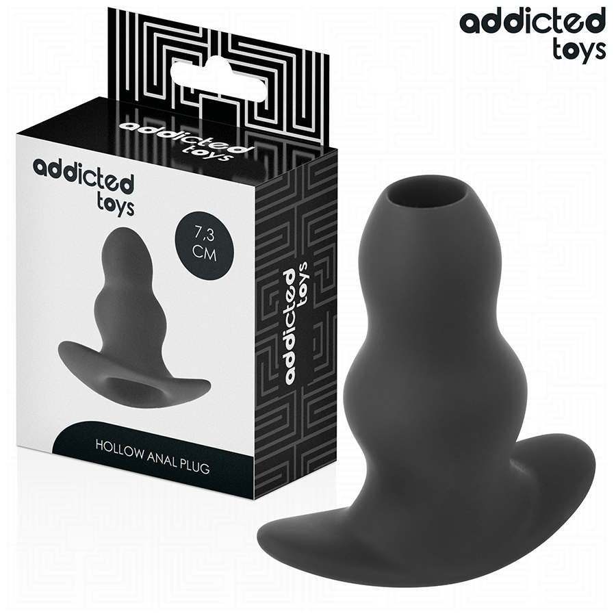 La marca ADDICTED TOYS nos facilita esta imagen de su producto ADDICTED TOYS - PLUG ANAL HUECO SILICONA TALLA S 7
