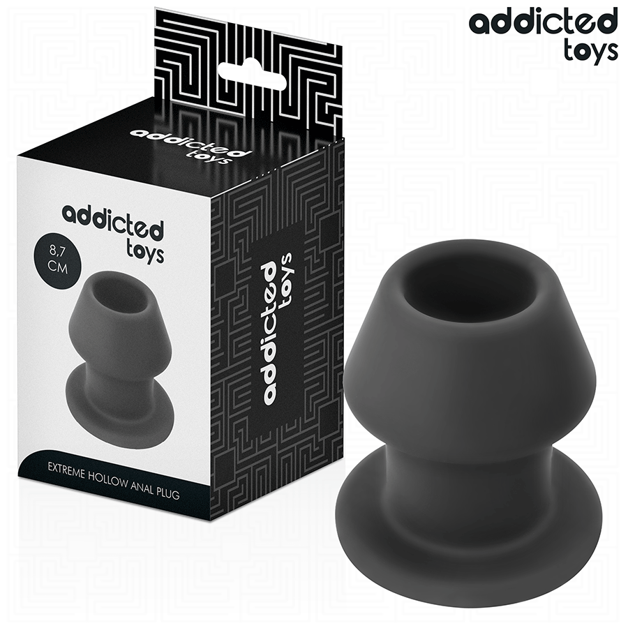 La marca ADDICTED TOYS nos facilita esta imagen de su producto ADDICTED TOYS - PLUG ANAL HUECO EXTREM SILICONA TALLA M 8