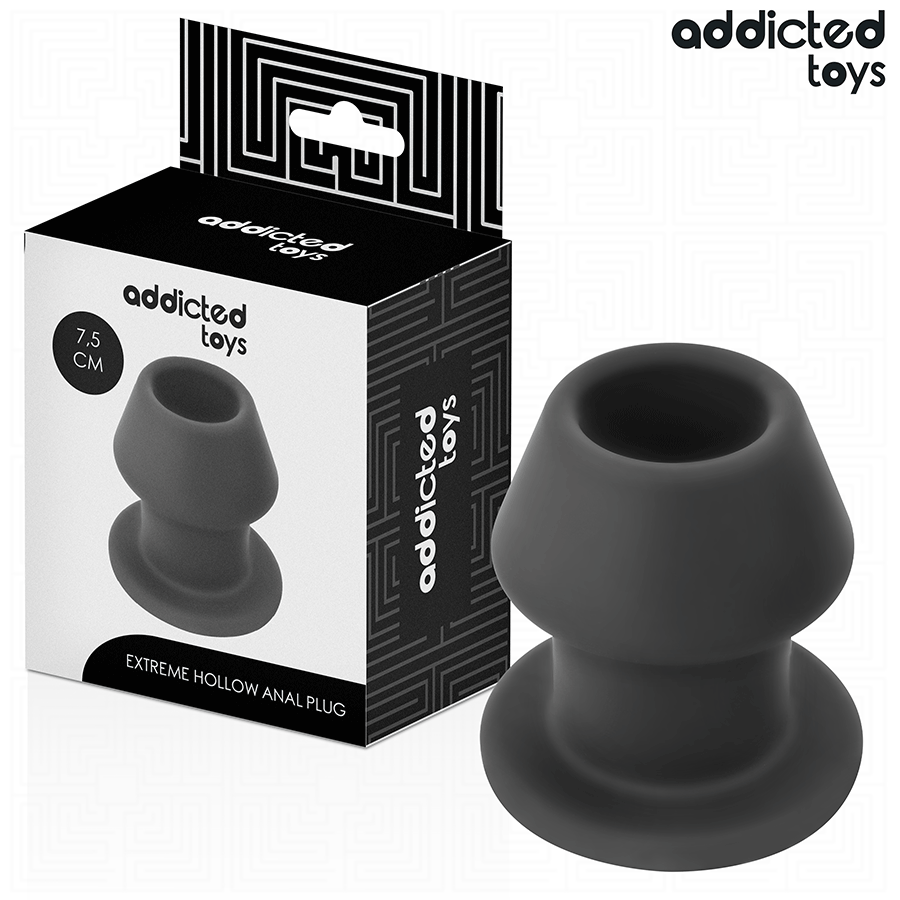 La marca ADDICTED TOYS nos facilita esta imagen de su producto ADDICTED TOYS - PLUG ANAL HUECO EXTREM SILICONA TALLA S 7