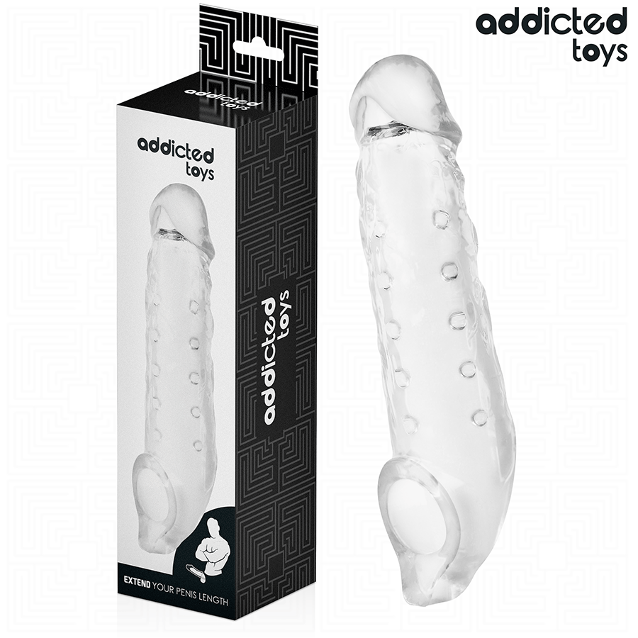 La marca ADDICTED TOYS nos facilita esta imagen de su producto ADDICTED TOYS - FUNDAS PARA EL PENE TRANSPARENTE TALLA M 27 CM para nuestro catálogo.