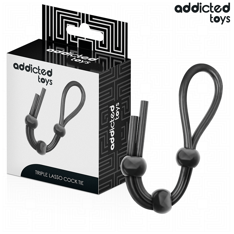 La marca ADDICTED TOYS nos facilita esta imagen de su producto ADDICTED TOYS - CUERDA SILICONA PARA EL PENE DE LAZO TRIPLE para nuestro catálogo.