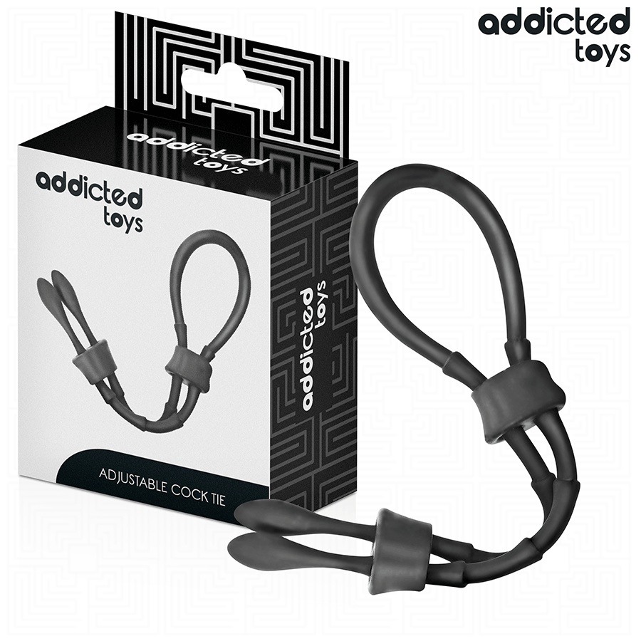 La marca ADDICTED TOYS nos facilita esta imagen de su producto ADDICTED TOYS - CUERDA SILICONA AJUSTABLE PARA EL PENE para nuestro catálogo.