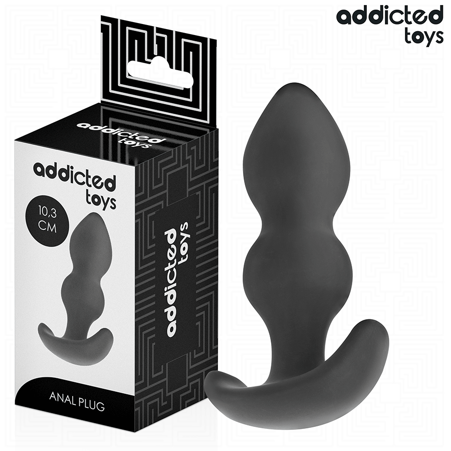 La marca ADDICTED TOYS nos facilita esta imagen de su producto ADDICTED TOYS - PLUG ANAL SILICONA TALLA S 10