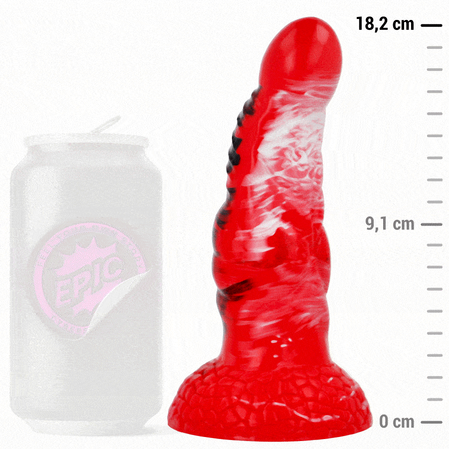 La marca EPIC nos facilita esta imagen de su producto EPIC - AGNIS DILDO FUEGO CARMESÍ para nuestro catálogo.