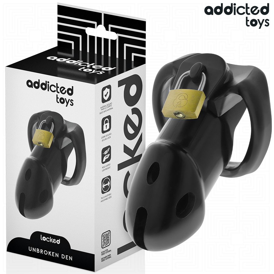 La marca ADDICTED TOYS LOCKED nos facilita esta imagen de su producto ADDICTED TOYS LOCKED - UNBROKEN DEN JAULA PARA PENE 9
