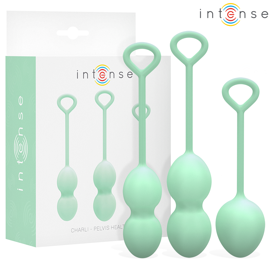 La marca INTENSE HEALTH & FUN nos facilita esta imagen de su producto INTENSE - CHARLI KIT BOLAS KEGEL JADE para nuestro catálogo.