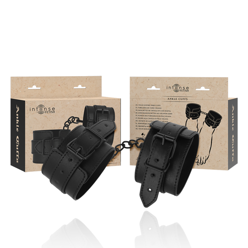 La marca INTENSE FETISH nos facilita esta imagen de su producto INTENSE - FETISH TOBILLERAS DE CUERO VEGANO para nuestro catálogo.