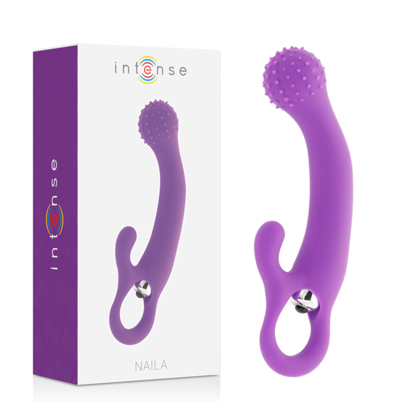 La marca INTENSE FUN nos facilita esta imagen de su producto INTENSE - NAILA VIBRATING SILICONE LILA para nuestro catálogo.