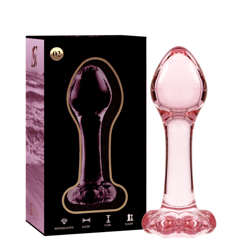 La marca NEBULA SERIES BY IBIZA nos facilita esta imagen de su producto NEBULA SERIES BY IBIZA - MODELO 2 PLUG CRISTAL ROSA 11 CM -O- 3.5 CM para nuestro catálogo.