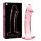 La marca NEBULA SERIES BY IBIZA nos facilita esta imagen de su producto NEBULA SERIES BY IBIZA - MODELO 19 DILDO CRISTAL ROSA 18.5 CM -O- 4 CM para nuestro catálogo.