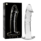 La marca NEBULA SERIES BY IBIZA nos facilita esta imagen de su producto NEBULA SERIES BY IBIZA - MODELO 19 DILDO CRISTAL TRANSPARENTE 18.5 CM -O- 4 CM para nuestro catálogo.