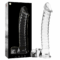 La marca NEBULA SERIES BY IBIZA nos facilita esta imagen de su producto NEBULA SERIES BY IBIZA - MODELO 23 DILDO CRISTAL TRANSPARENTE 21.5 CM -O- 4 CM para nuestro catálogo.