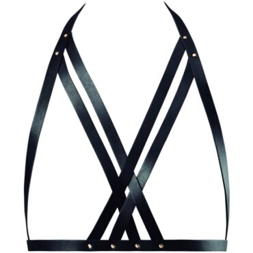 La marca BIJOUX MAZE nos facilita esta imagen de su producto BIJOUX INDISCRETS MAZE - SUJETADOR CON CORREAS NEGRO para nuestro catálogo.