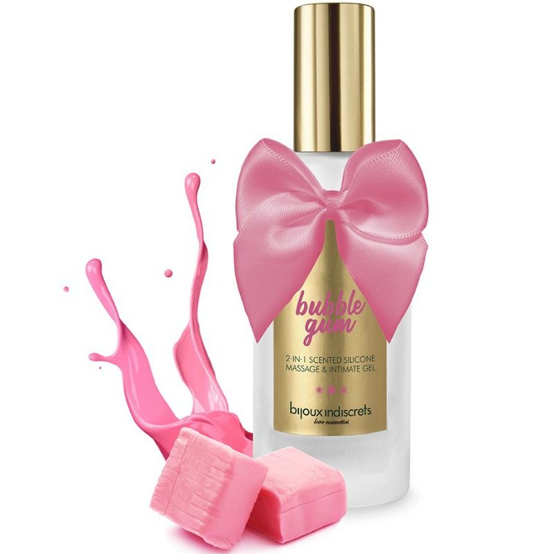 La marca BIJOUX LOVE COSMETIQUES nos facilita esta imagen de su producto BIJOUX - BUBBLE GUM GEL 2 EN 1 SILICONA CHICLE DE FRESA 100 ML para nuestro catálogo.