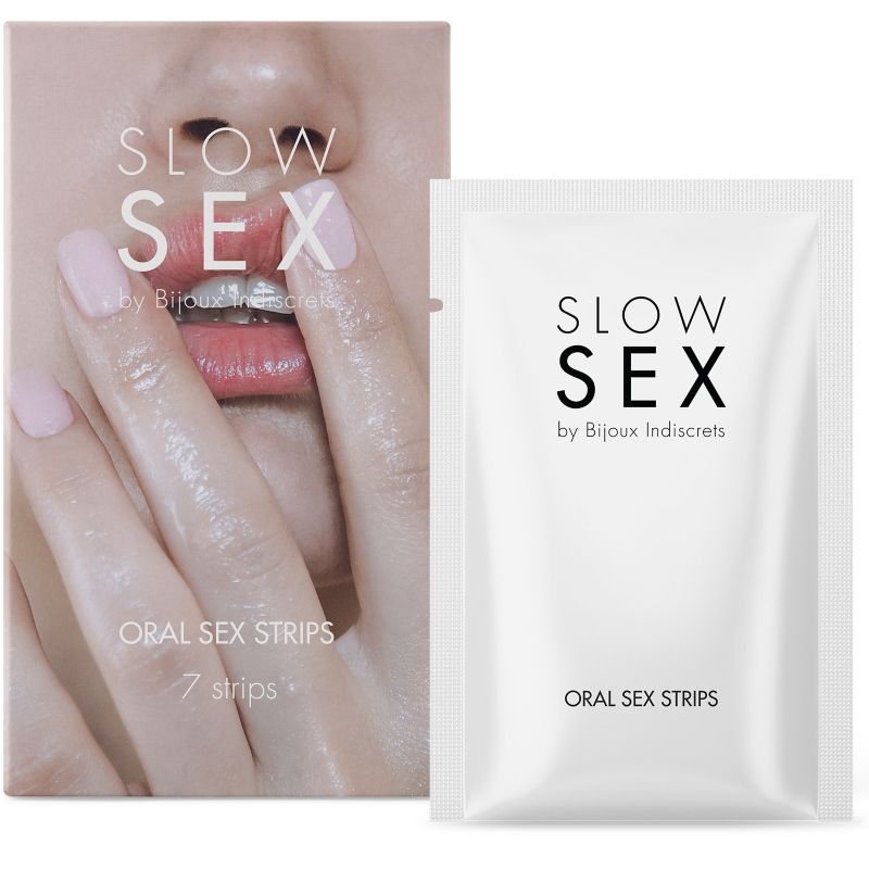 La marca BIJOUX SLOW SEX nos facilita esta imagen de su producto BIJOUX - SLOW SEX ORAL SEX STRIPS para nuestro catálogo.