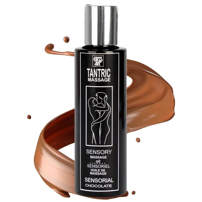 La marca EROS-ART nos facilita esta imagen de su producto EROS-ART - ACEITE MASAJE TANTRICO NATURAL Y AFRODISÍACO CHOCOLATE 100 ML para nuestro catálogo.
