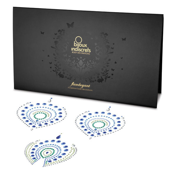 La marca BIJOUX DESIRE METALLIQUE nos facilita esta imagen de su producto BIJOUX - INDISCRETS FLAMBOYANT AZUL & VERDE para nuestro catálogo.