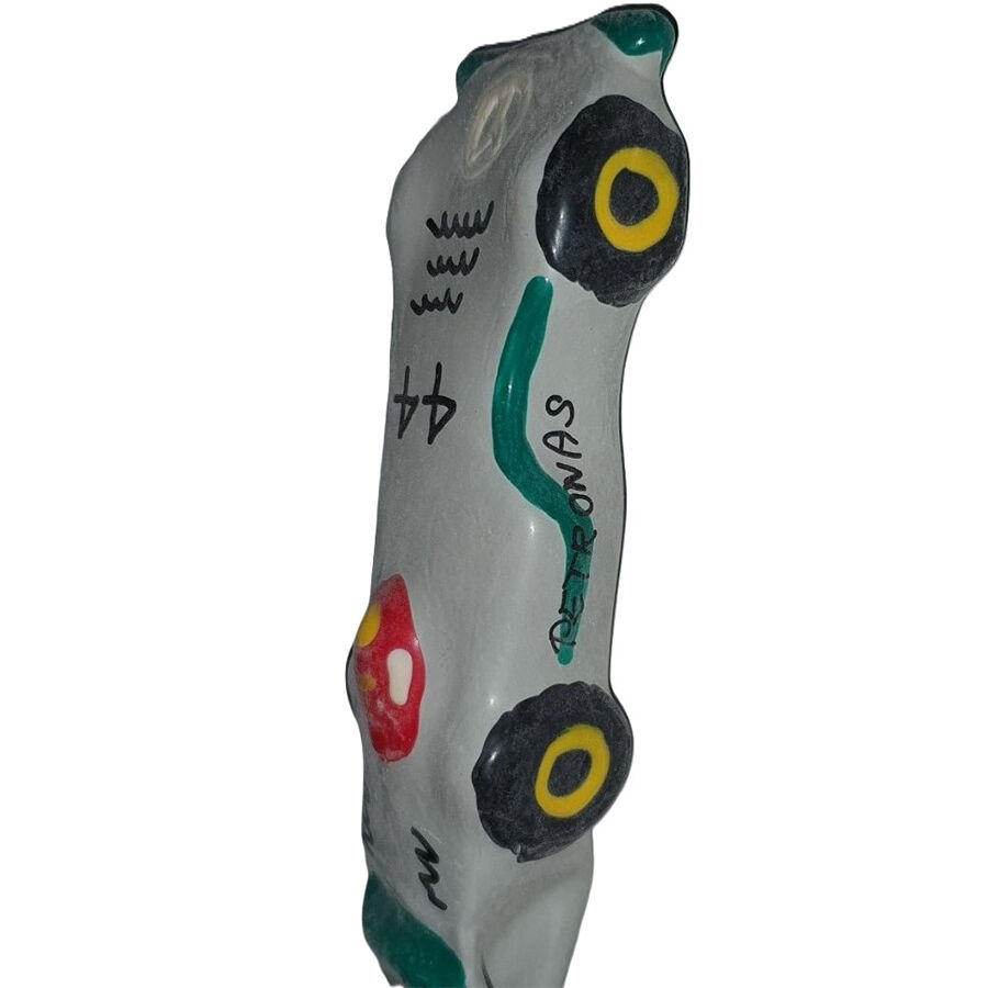 La marca CONDOMERIE nos facilita esta imagen de su producto CONDOMERIE - PRESERVATIVO DECORATIVO PINTADO A MANO F1 MERCEDES XL para nuestro catálogo.