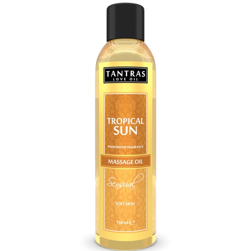 La marca INTIMATELINE INTIMATELINE nos facilita esta imagen de su producto INTIMATELINE - TANTRAS LOVE OIL TROPICAL SUN ACEITE MASAJE 150 ML para nuestro catálogo.