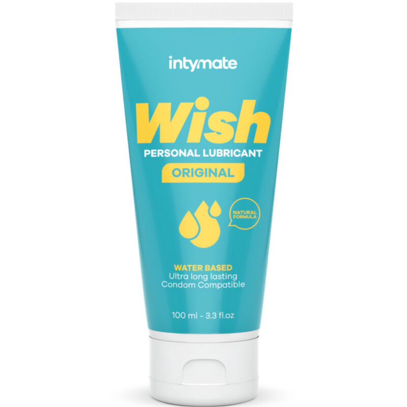 La marca INTIMATELINE INTYMATE nos facilita esta imagen de su producto INTIMATELINE INTYMATE - WISH LUBRICANTE ORIGINAL BASE AGUA 100 ML para nuestro catálogo.