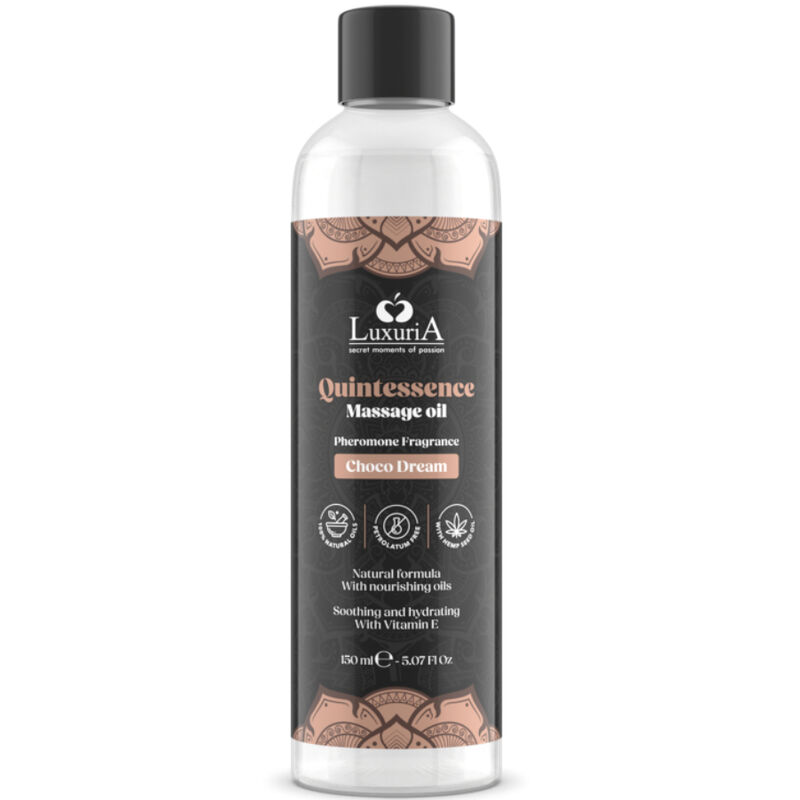 La marca INTIMATELINE nos facilita esta imagen de su producto INTIMATELINE LUXURIA - ACEITE DE MASAJES CHOCOLATE 150 ML para nuestro catálogo.