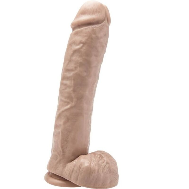 La marca GET REAL nos facilita esta imagen de su producto GET REAL - DILDO 28 CM CON TESTÍCULOS NATURAL para nuestro catálogo.