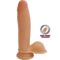 La marca GET REAL nos facilita esta imagen de su producto GET REAL - DUAL DENSITY DILDO 12 CM CON TESTÍCULOS NATURAL para nuestro catálogo.