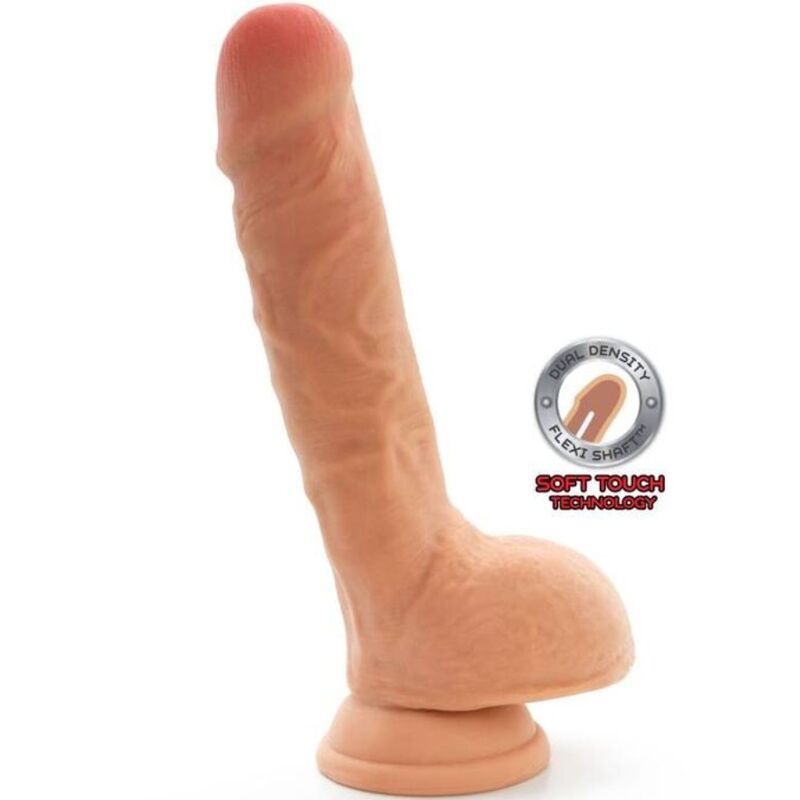 La marca GET REAL nos facilita esta imagen de su producto GET REAL - DUAL DENSITY DILDO 25