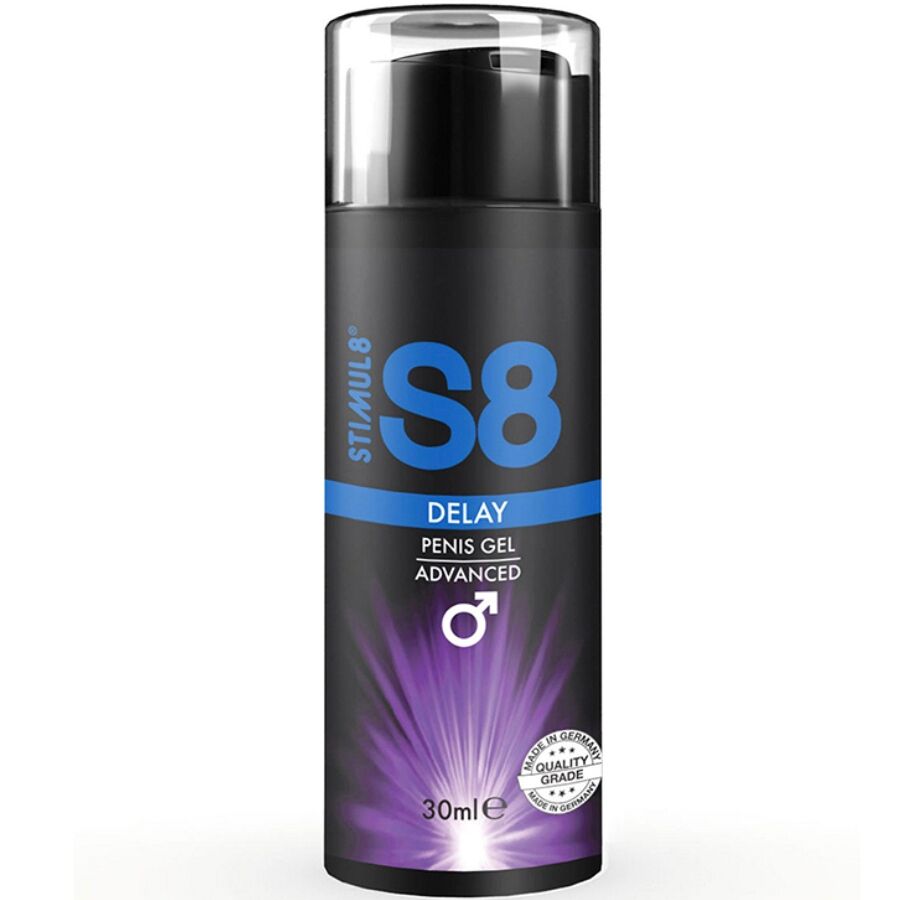 La marca STIMUL8 nos facilita esta imagen de su producto STIMUL8 - S8 DELAY GEL PARA EL PENE 30 ML para nuestro catálogo.