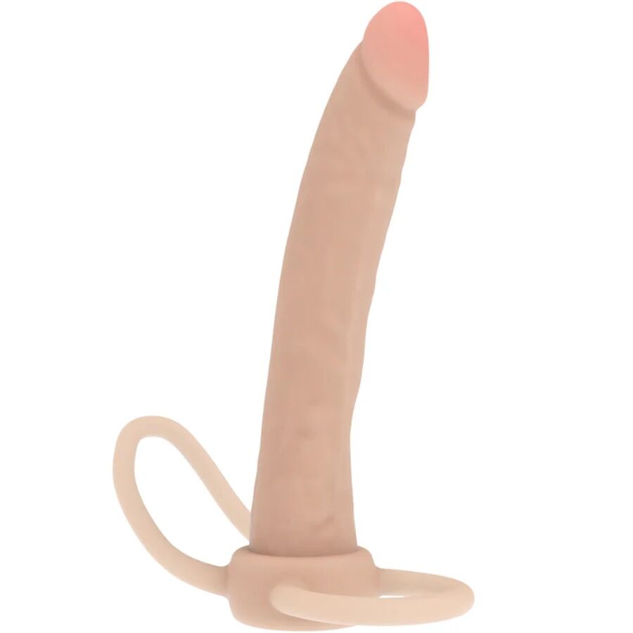La marca GET REAL nos facilita esta imagen de su producto GET REAL - DOUBLE TROUBLE PENETRADOR ANAL SILICONA 16 CM para nuestro catálogo.