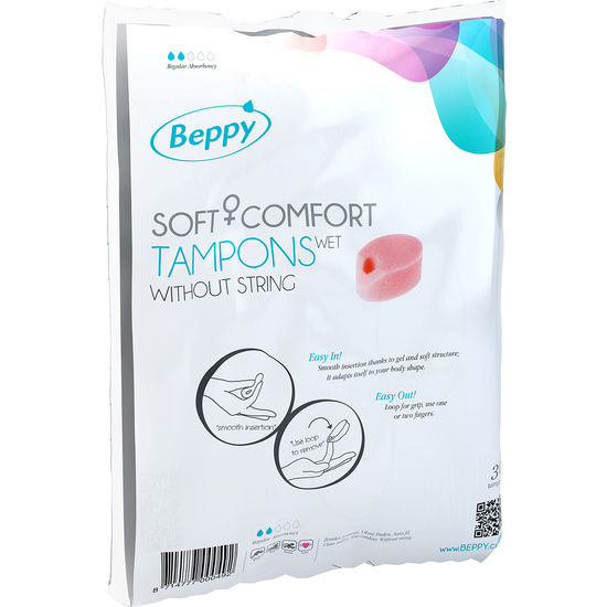 La marca BEPPY nos facilita esta imagen de su producto BEPPY - TAMPONES LUBRICADOS 30 UDS para nuestro catálogo.