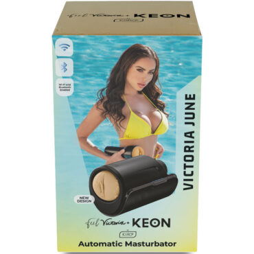 La marca KIIROO nos facilita esta imagen de su producto KIIROO - KEON WIFI COMBO VICTORIA JUNE MASTURBADOR AUTOMÁTICO + FEEL STROKER para nuestro catálogo.