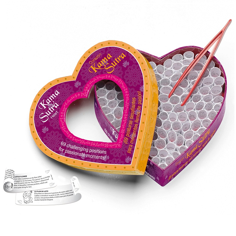 La marca TEASE&PLEASE nos facilita esta imagen de su producto TEASE & PLEASE - CORAZÓN KAMASUTRA para nuestro catálogo.