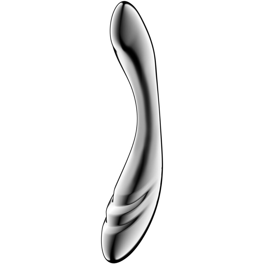 La marca SATISFYER DILDO nos facilita esta imagen de su producto SATISFYER - PURE GRAVITY 3 DILDO ACERO INOXIDABLE DOBLE USO para nuestro catálogo.