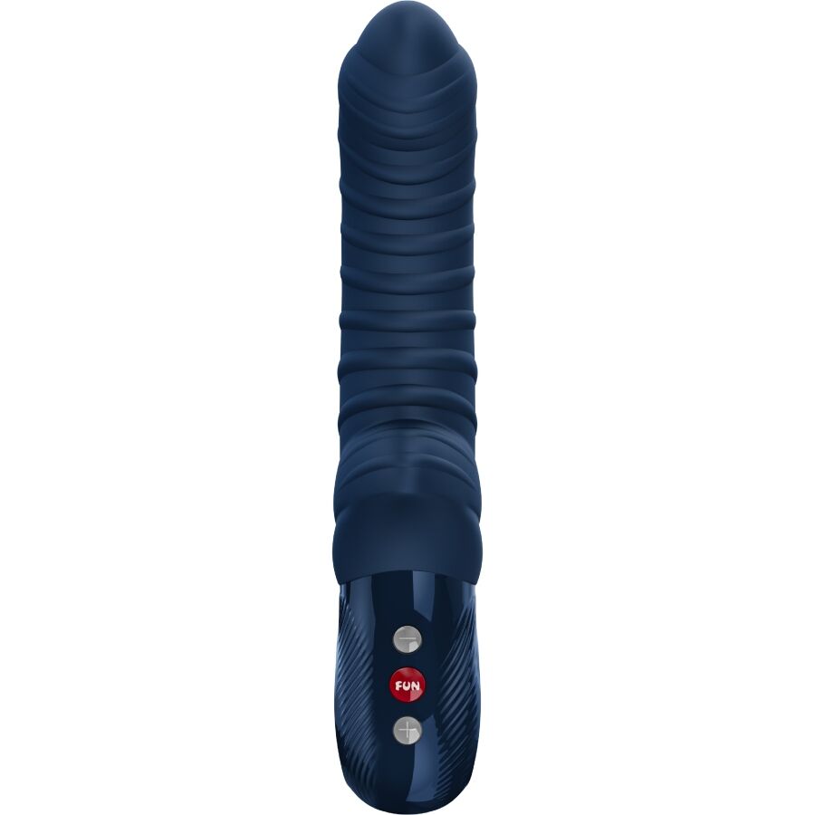 La marca FUN FACTORY nos facilita esta imagen de su producto FUN FACTORY - TIGER VIBRADOR PUNTO G AZUL OSCURO para nuestro catálogo.