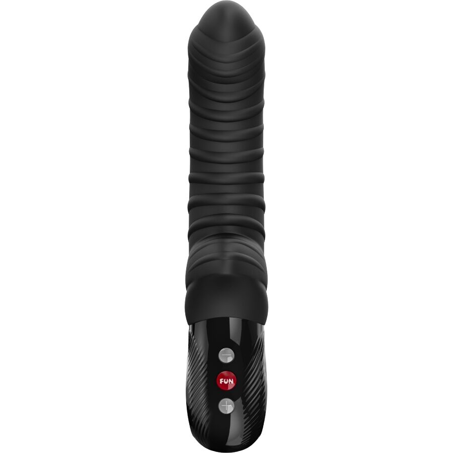 La marca FUN FACTORY nos facilita esta imagen de su producto FUN FACTORY - TIGER VIBRADOR PUNTO G NEGRO para nuestro catálogo.