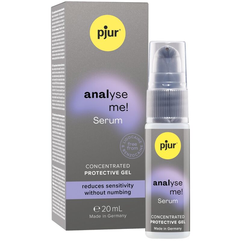 La marca PJUR nos facilita esta imagen de su producto PJUR - ANALYSE ME SERUM ANAL COMFORT 20 ML para nuestro catálogo.