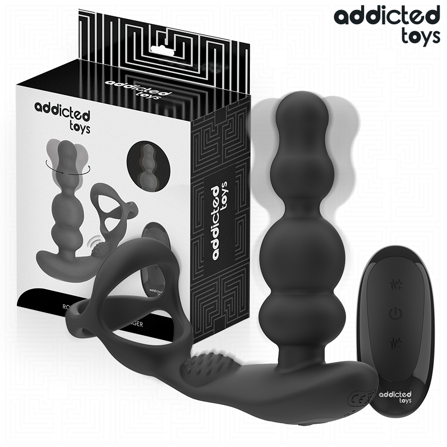 La marca ADDICTED TOYS nos facilita esta imagen de su producto ADDICTED TOYS - MASAJEADOR PROSTÁTICO ROTATORIO CONTROL REMOTO para nuestro catálogo.
