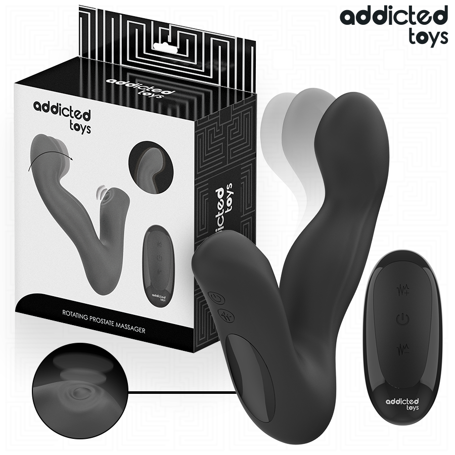 La marca ADDICTED TOYS nos facilita esta imagen de su producto ADDICTED TOYS - MASAJEADOR PROSTÁTICO OSCILANTE CON MODO PULSACIONES CONTROL REMOTO para nuestro catálogo.
