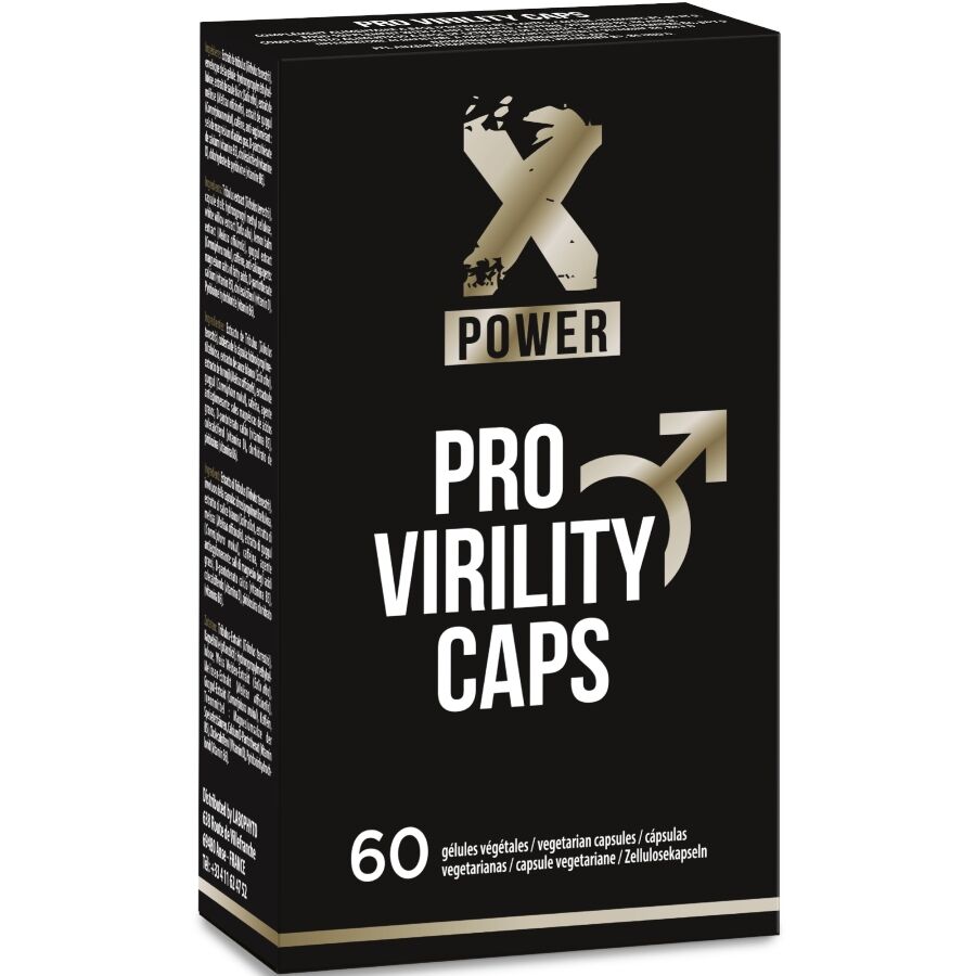 La marca XPOWER nos facilita esta imagen de su producto XPOWER - PRO VIRILITY CÁPSULAS VITALIDAD Y VIRILIDAD 60 UNIDADES para nuestro catálogo.