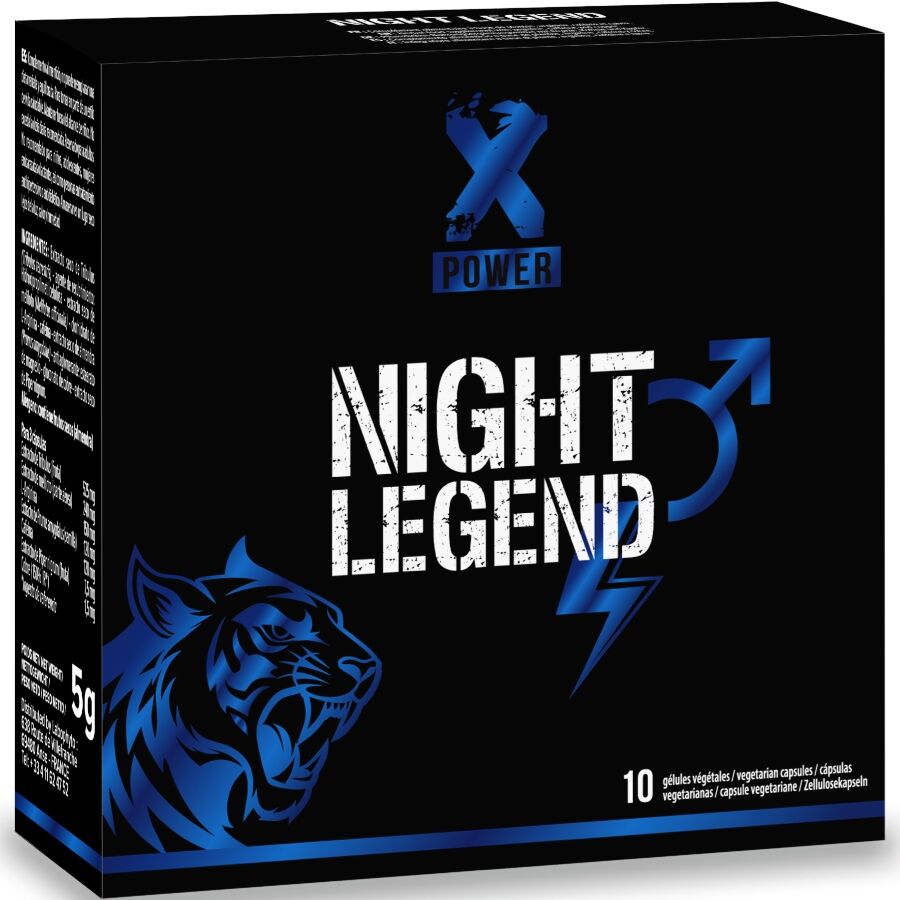 La marca XPOWER nos facilita esta imagen de su producto XPOWER - NIGHT LEGEND ESTIMULANTE DE ACCIÓN RÁPIDA ERECCIÓN Y RENDIMIENTO 10 CÁPSULAS para nuestro catálogo.