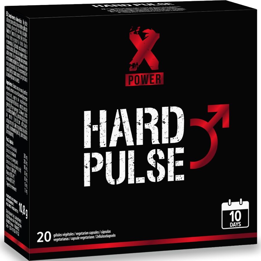 La marca XPOWER nos facilita esta imagen de su producto XPOWER - HARD PULSE TRATAMIENTO EXPRÉS 10 DÍAS ERECCIÓN Y RESISTENCIA 20 CÁPSULAS para nuestro catálogo.