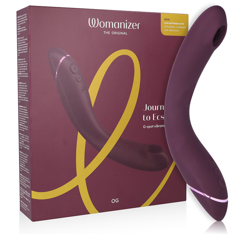 La marca WOMANIZER nos facilita esta imagen de su producto WOMANIZER - OG G-SPOT BERENJENA para nuestro catálogo.