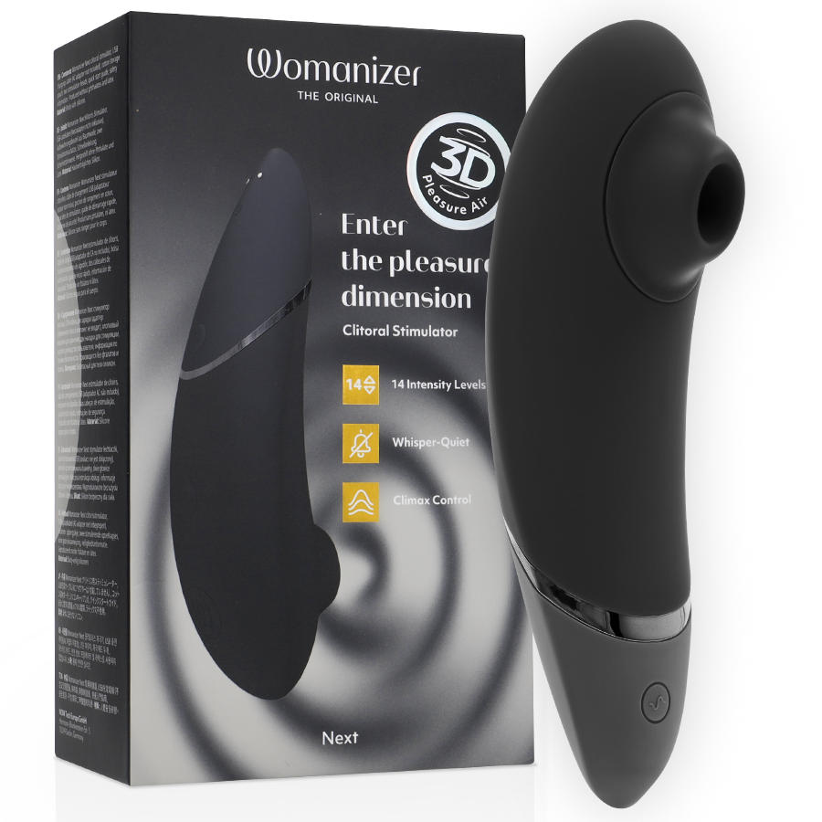 La marca WOMANIZER nos facilita esta imagen de su producto WOMANIZER - NEXT ESTIMULADOR DE CLITORÍS NEGRO para nuestro catálogo.