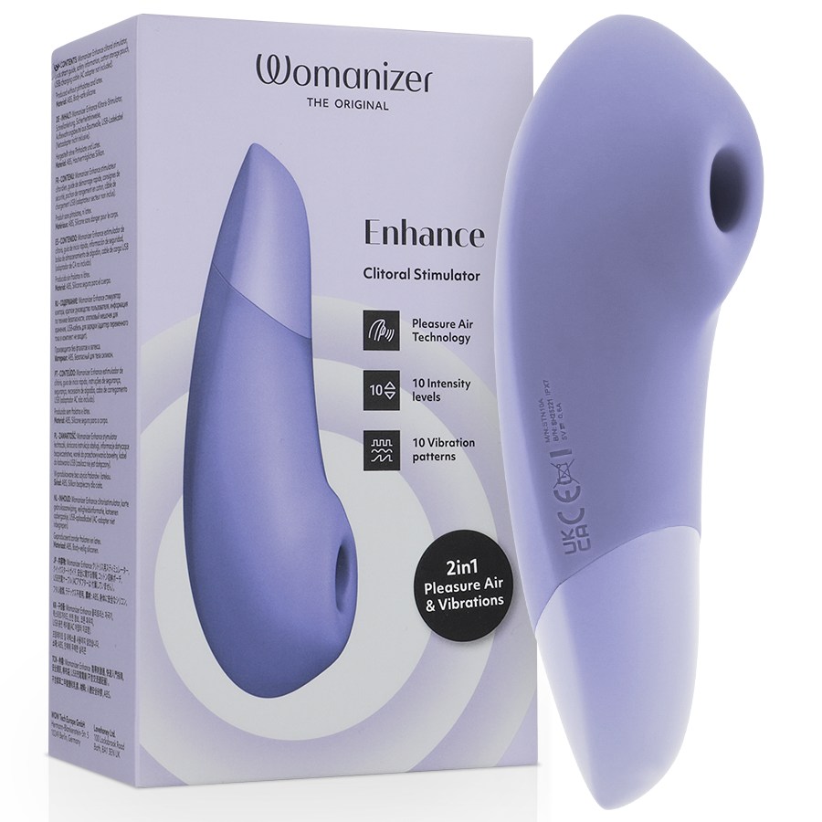 La marca WOMANIZER nos facilita esta imagen de su producto WOMANIZER - ENHANCE ESTIMULADOR DE CLITORÍS LILA para nuestro catálogo.
