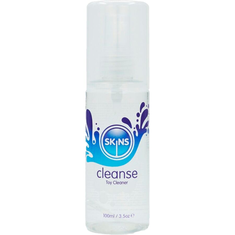 La marca SKINS nos facilita esta imagen de su producto SKINS - CLEANSE LIMPIADOR DE JUGUETES 100 ML para nuestro catálogo.