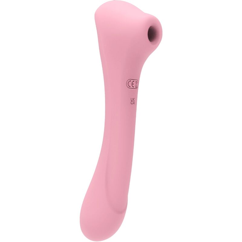La marca FEMINTIMATE nos facilita esta imagen de su producto FEMINTIMATE - DAISY MASSAGER SUCCIONADOR Y VIBRADOR ROSA para nuestro catálogo.