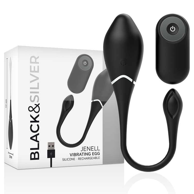 La marca BLACK&SILVER nos facilita esta imagen de su producto BLACK&SILVER - JENELL HUEVO VIBRADOR RECARGABLE para nuestro catálogo.