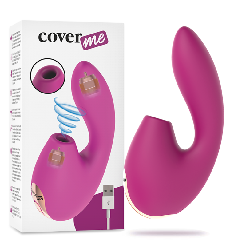 La marca COVERME nos facilita esta imagen de su producto COVERME - CLITORAL SUCCIONADOR & VIBRADOR POTENTE G-SPOT RUSH para nuestro catálogo.